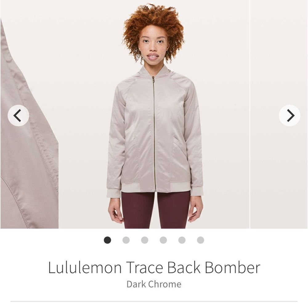Lululemon Trace Back Bomber
Dark Chrome